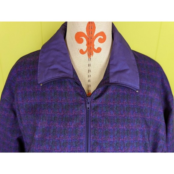 VTG 90's Forrester's OR USA Men's M Gore Tex Windbreaker Jacket Purple Lined - Picture 3 of 12